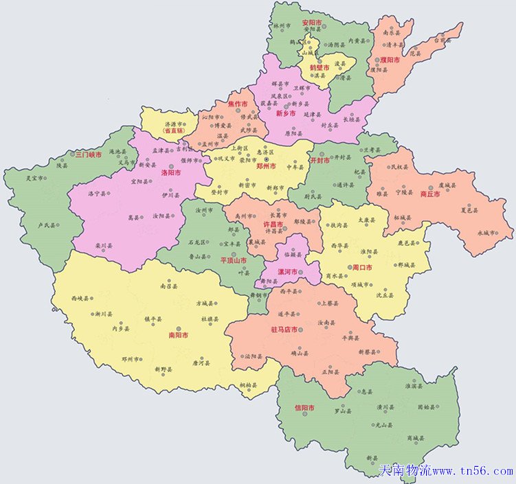 河南省地圖www.flyz1.cn